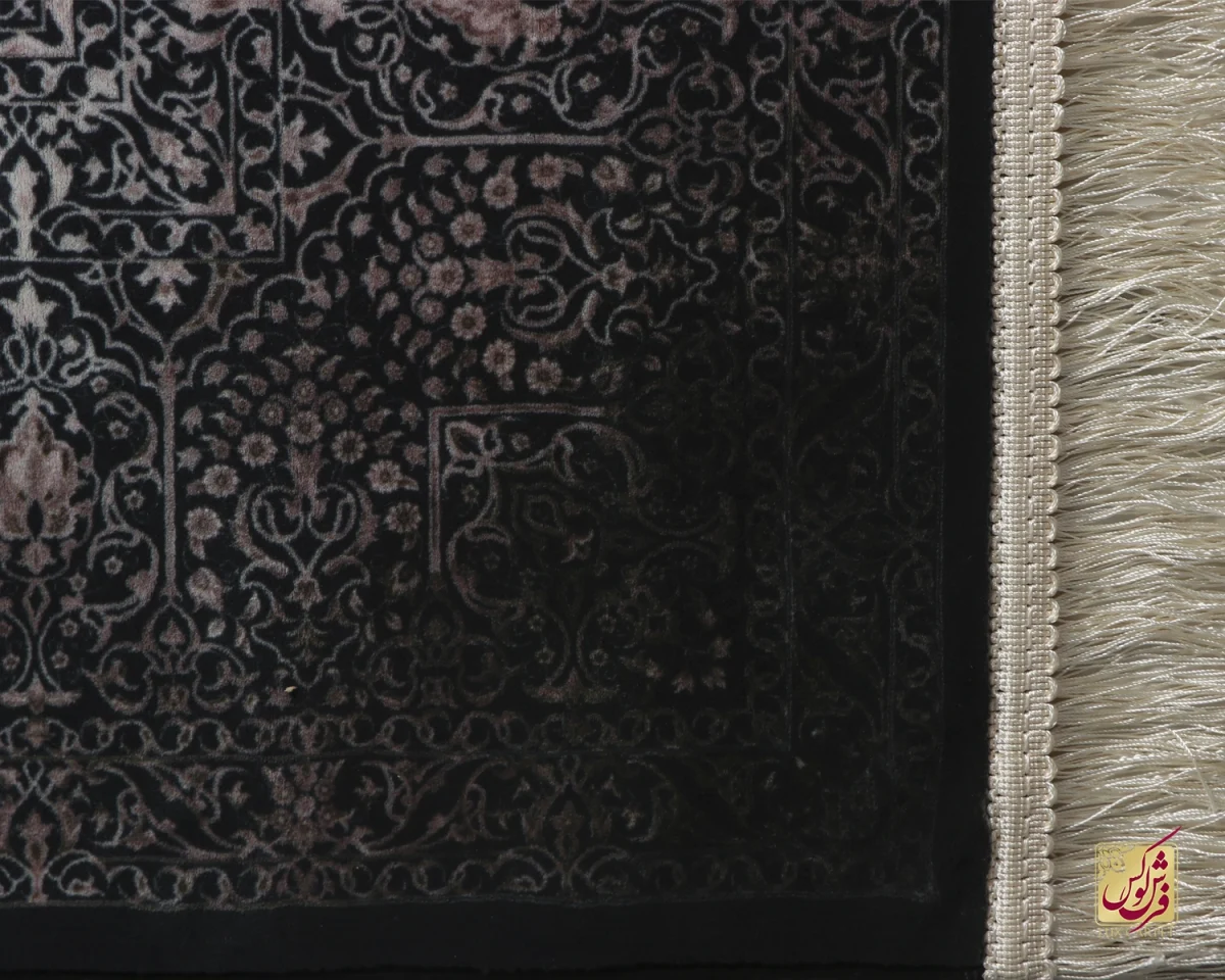 فرش وینتیج 712201 سبز گلبهی - تصویر 2