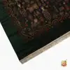 فرش ابریشم ماشینی 730801 سبز - تصویر 3