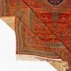 فرش ابریشم ماشینی 730901 نارنجی تمام رنگ - تصویر 2