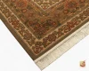 فرش ابریشم ماشینی 740601 قهوی کرم - تصویر 7