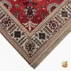 فرش ابریشم ماشینی 743104 قرمز کرم - تصویر 5