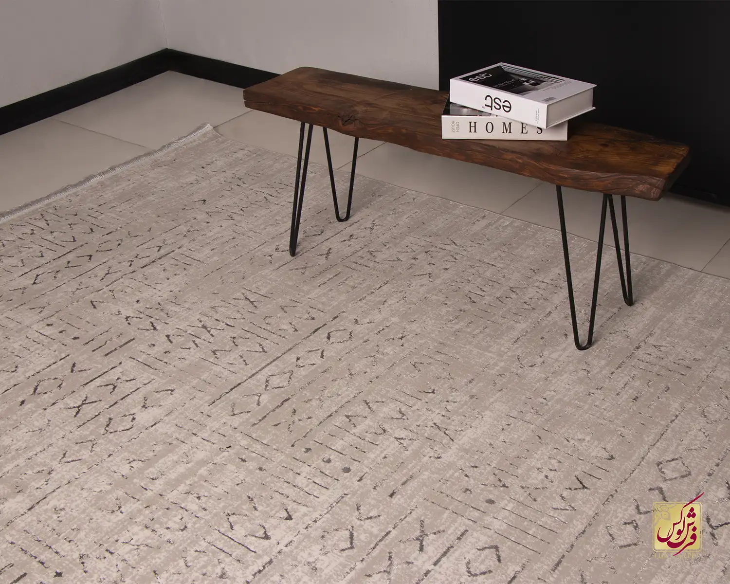 فرش مراکشی کرم