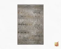 فرش مینیمال 7765 طوسی کرم - Image 2