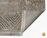 فرش مینیمال 7765 طوسی کرم - Image 8