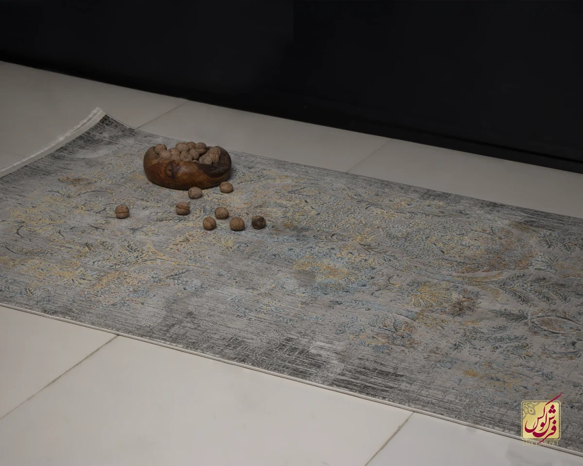 807-3-1.webp فرش کناره وینتیج 807 نسکافهای ذغالی - تصویر 1