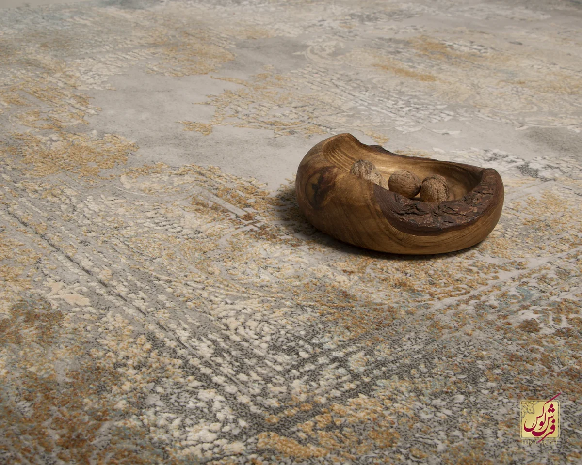 فرش وینتیج HBV 826 طوسی آجری - تصویر 15