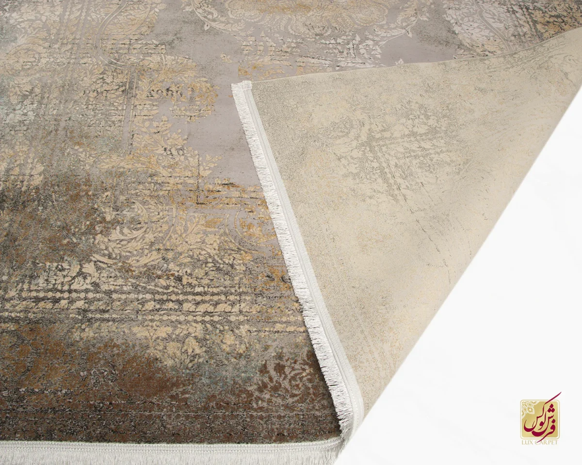 فرش وینتیج HBV 826 طوسی آجری - تصویر 12