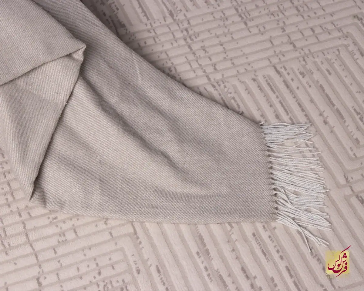 فرش مینیمال 9014 کرم طوسی - تصویر 10