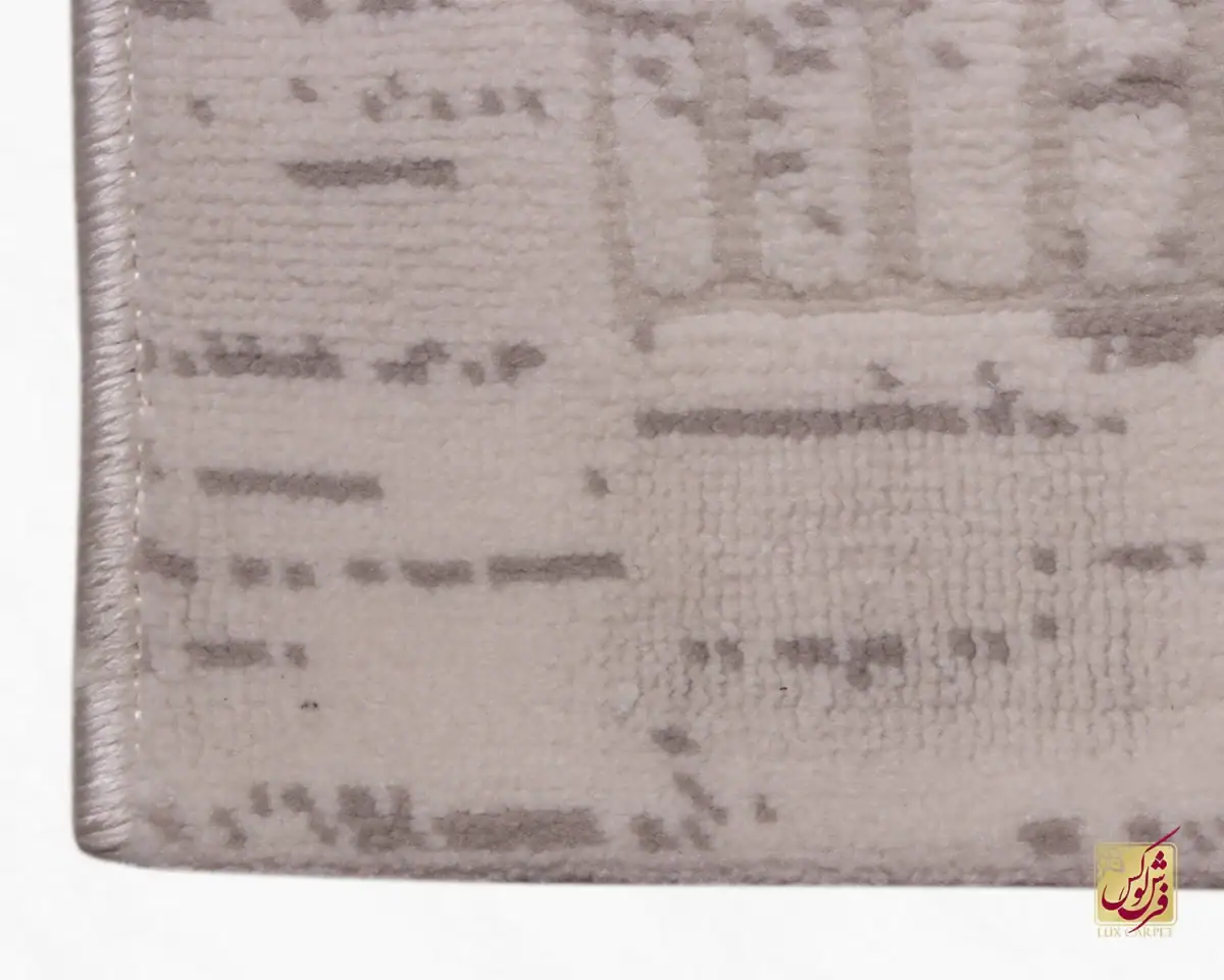 فرش مینیمال 9014 کرم طوسی - تصویر 7