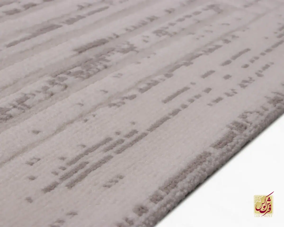 فرش مینیمال 9014 کرم طوسی - تصویر 8