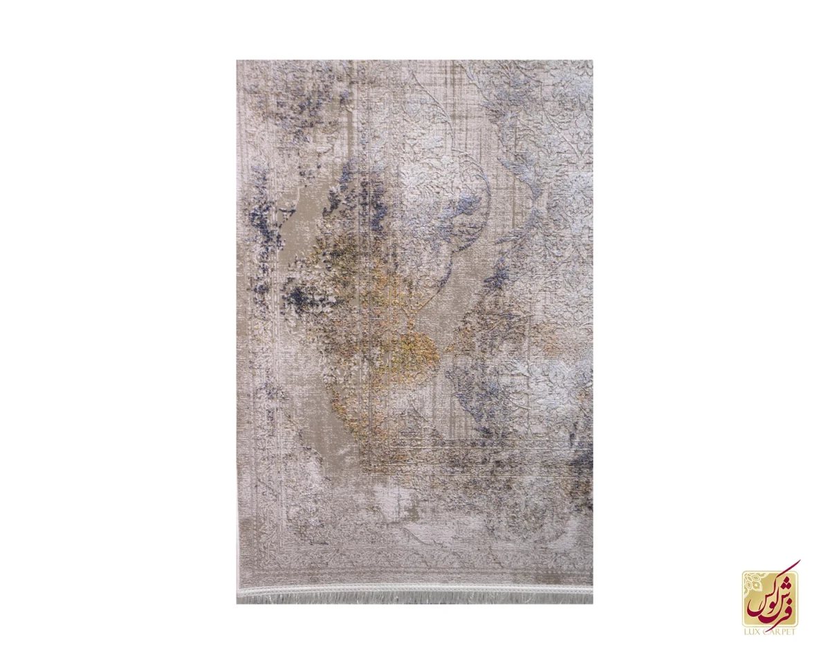 فرش وینتیج 9041 کرم نسکافه‌ای - تصویر 3