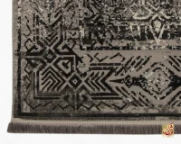 فرش وینتیج 9103 طوسی کرم - تصویر 5