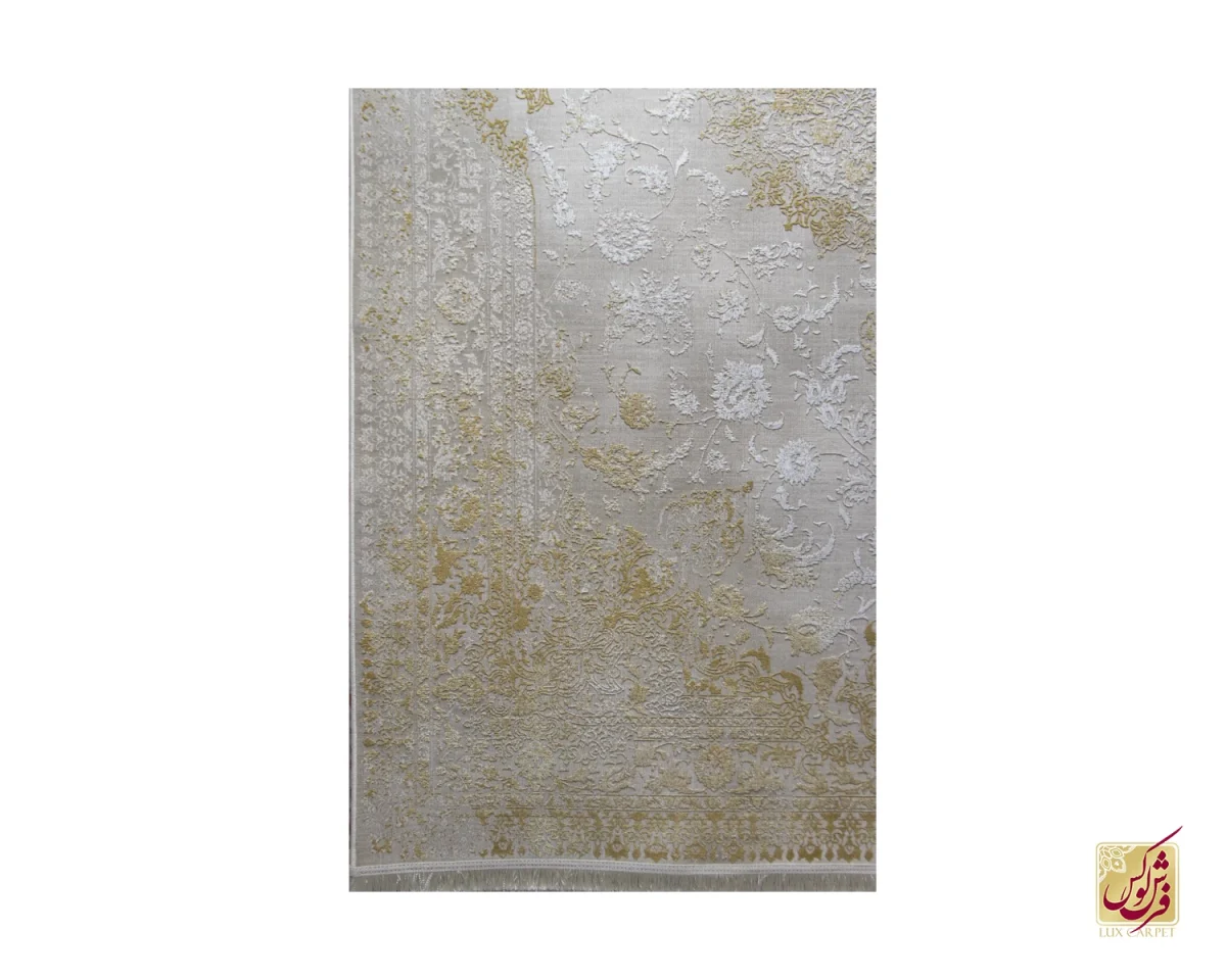 فرش وینتیج 9217 کرم نسکافه‌ای - تصویر 3