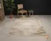 فرش مینیمال 9407 کرم نسکافه ای