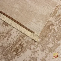 فرش مینیمال 9407 کرم نسکافه ای - تصویر 8