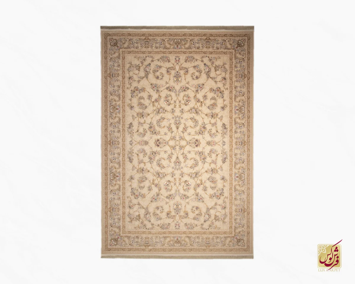 C15107-0.webp فرش کلاسیک C15107 کرم - تصویر 1