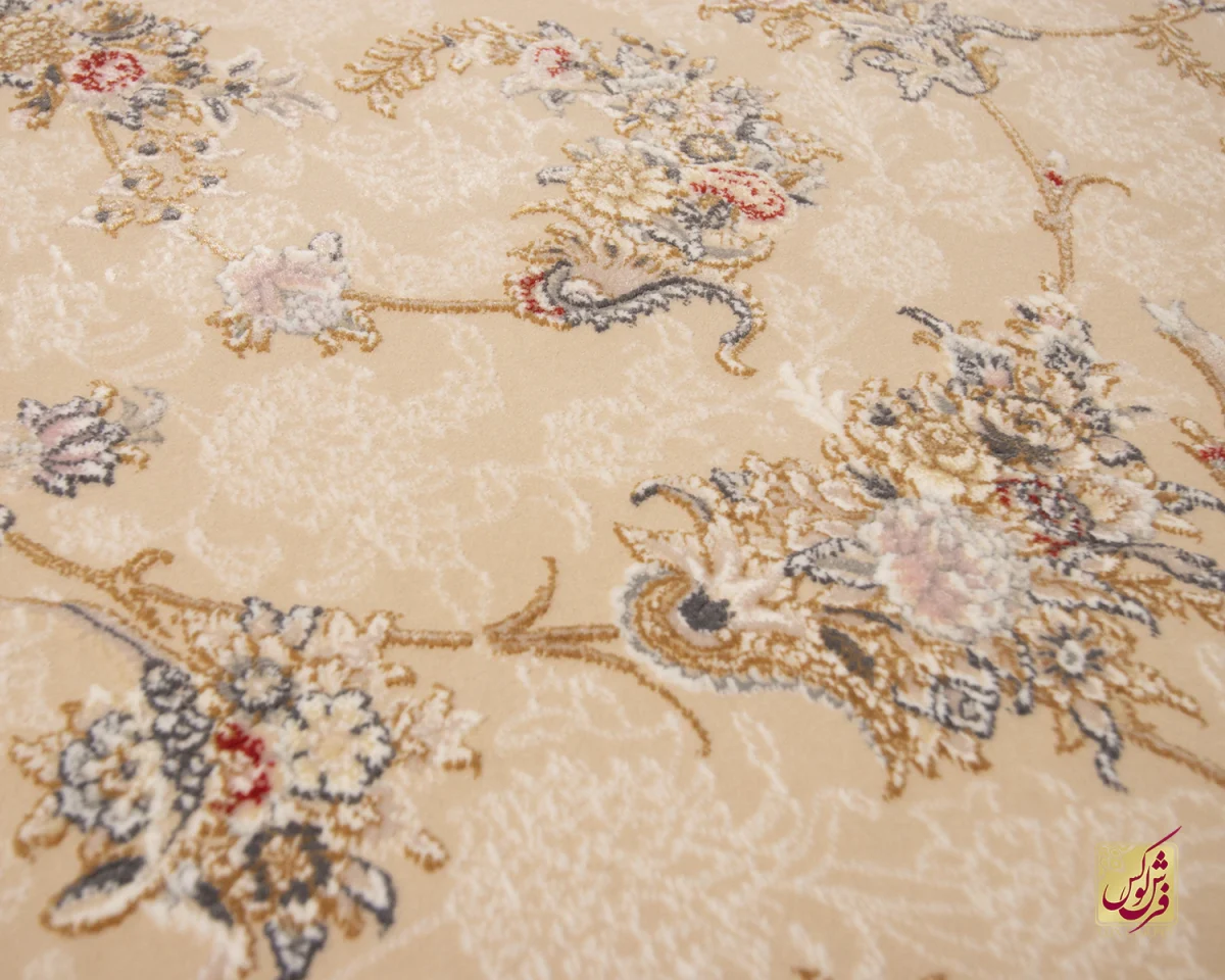 فرش کلاسیک C15107 کرم - تصویر 7
