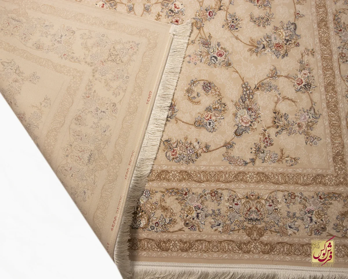 فرش کلاسیک C15107 کرم - تصویر 9