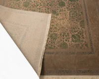 فرش وینتیج HR 161 نسکافه‌ای سبز - Image 4