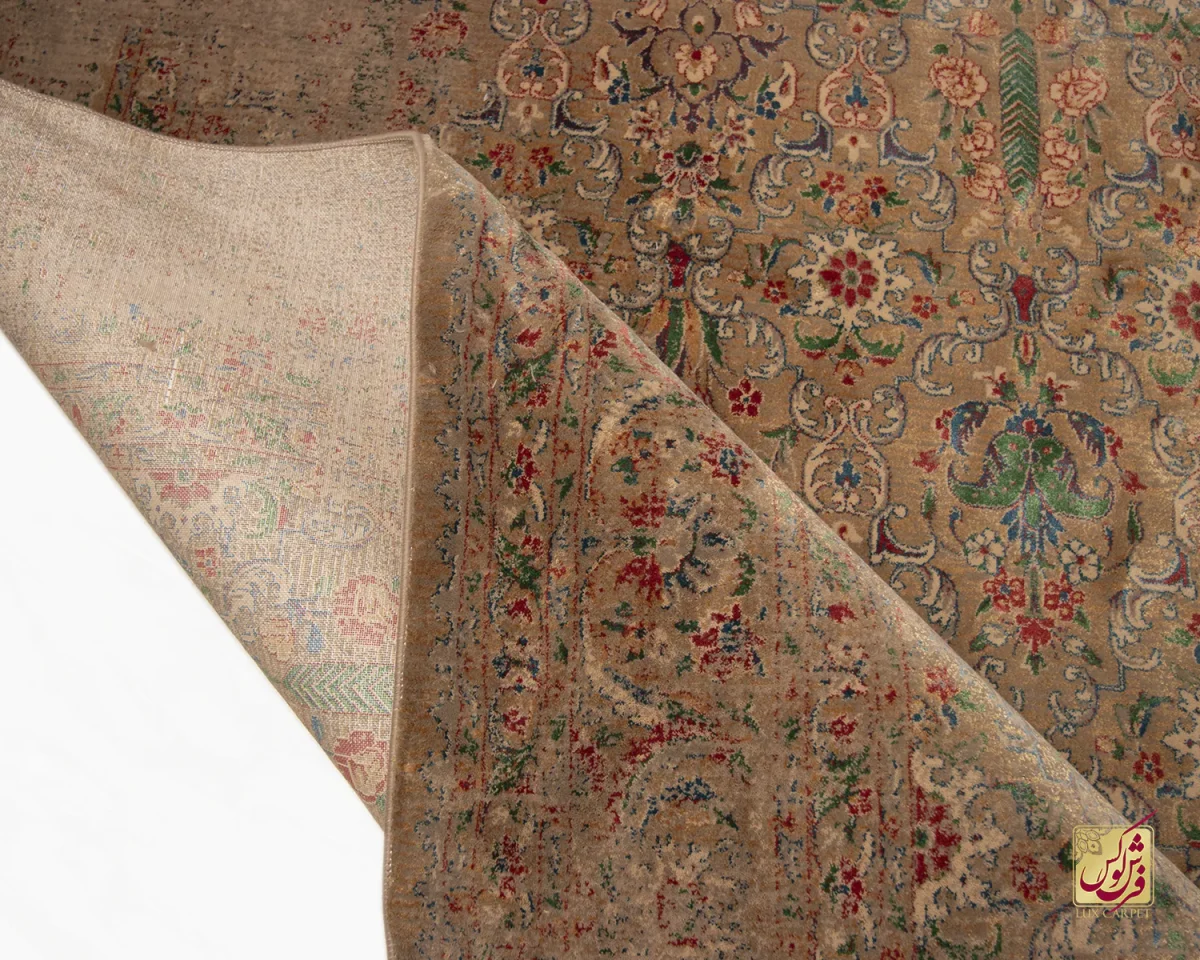فرش وینتیج HR 185 نسکافه‌ای - تصویر 2
