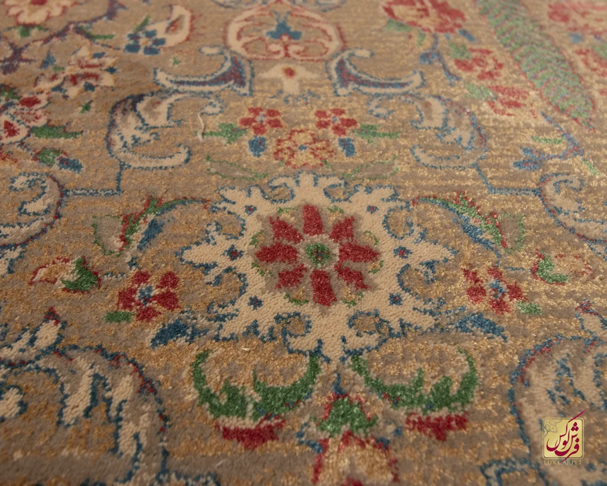 فرش وینتیج HR 185 نسکافه‌ای - تصویر 7