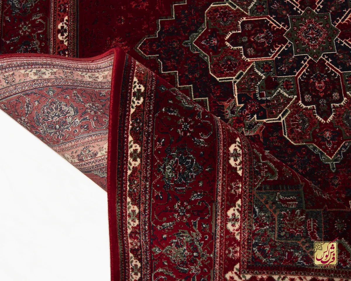 فرش وینتیج هریس LG قرمز - تصویر 3