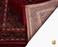 فرش وینتیج هریس LG قرمز سبز - Image 11