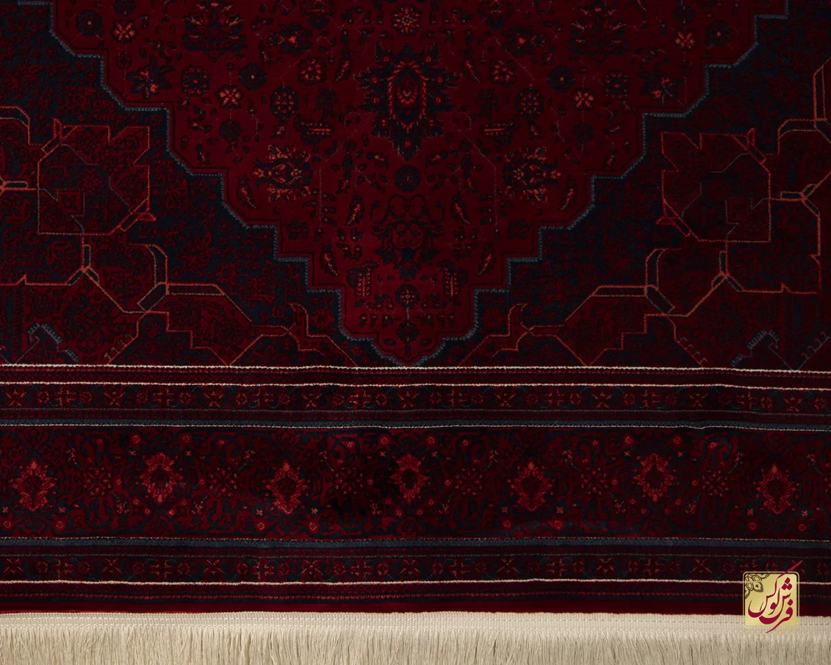 فرش وینتیج هریس LSK لاکی سرمه ای - تصویر 6