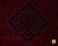 فرش وینتیج هریس LSK لاکی سرمه ای - Image 8