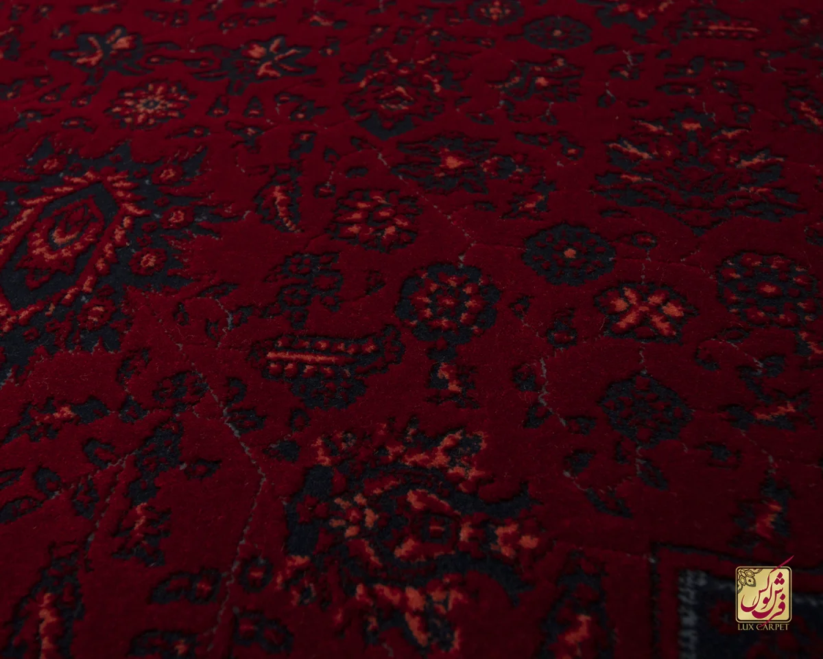 فرش وینتیج هریس LSK لاکی سرمه ای - تصویر 9