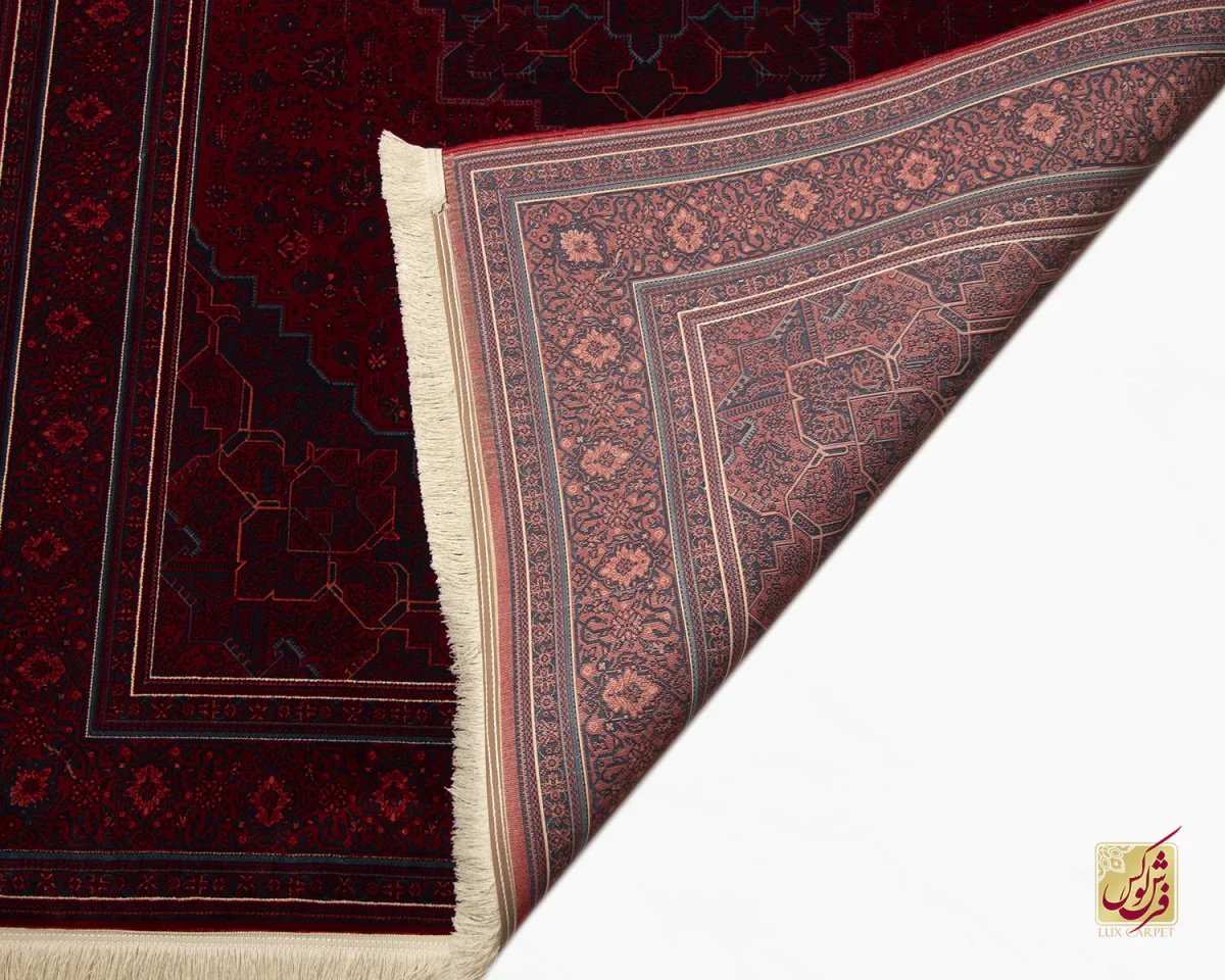 فرش وینتیج هریس LSK لاکی سرمه ای - تصویر 11