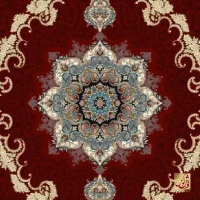 فرش کلاسیک 6027 لاکی - تصویر 4