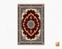 فرش کلاسیک 6027 لاکی - تصویر 2