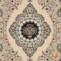 فرش کلاسیک 7005 موکا طوسی - تصویر 4