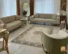 فرش کلاسیک 6024 موکا طلایی