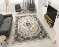 فرش کلاسیک 7005 موکا طوسی
