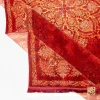 فرش ابریشم ماشینی X1969 قرمز لاکی - تصویر 3