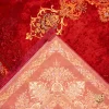 فرش ابریشم ماشینی X1969 قرمز لاکی - تصویر 8