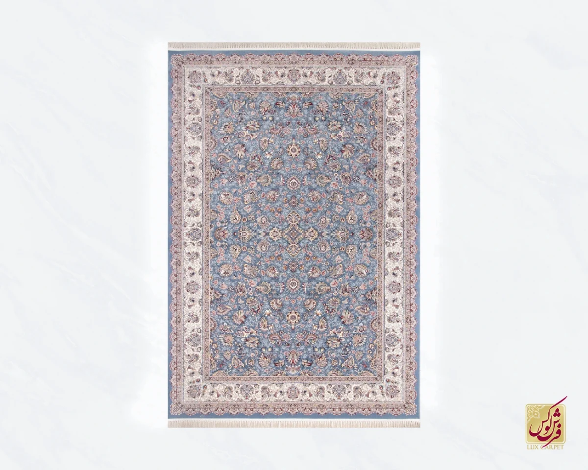 فرش کلاسیک 1211 اطلسی - تصویر 2