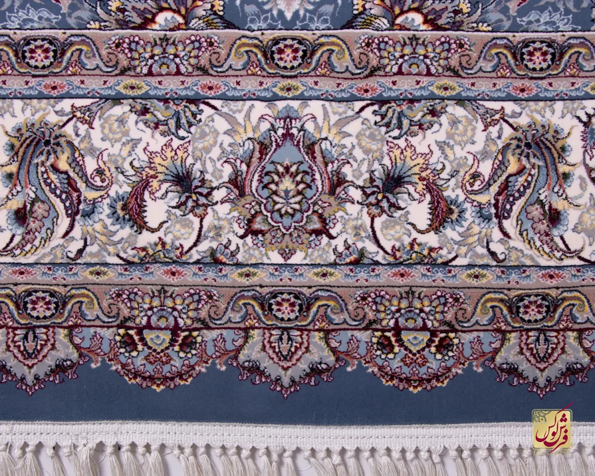 فرش کلاسیک 1211 اطلسی - تصویر 5