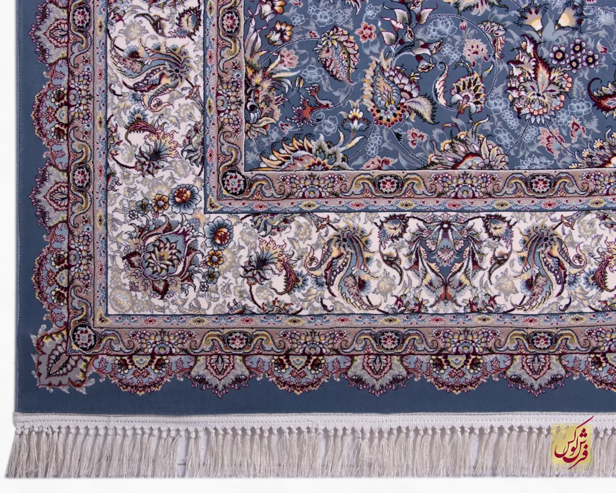 فرش کلاسیک 1211 اطلسی - تصویر 8