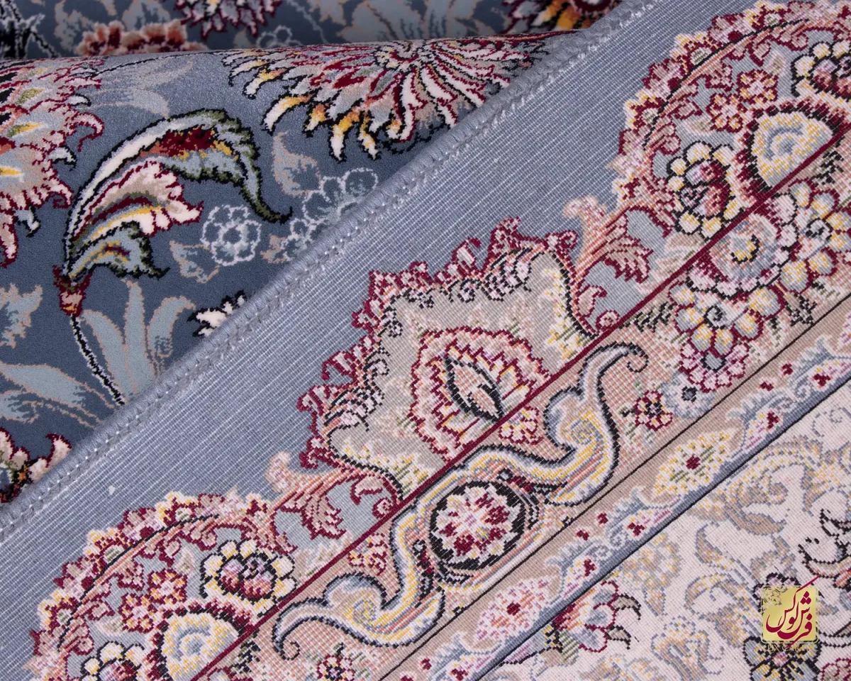 فرش کلاسیک 1211 اطلسی - تصویر 7