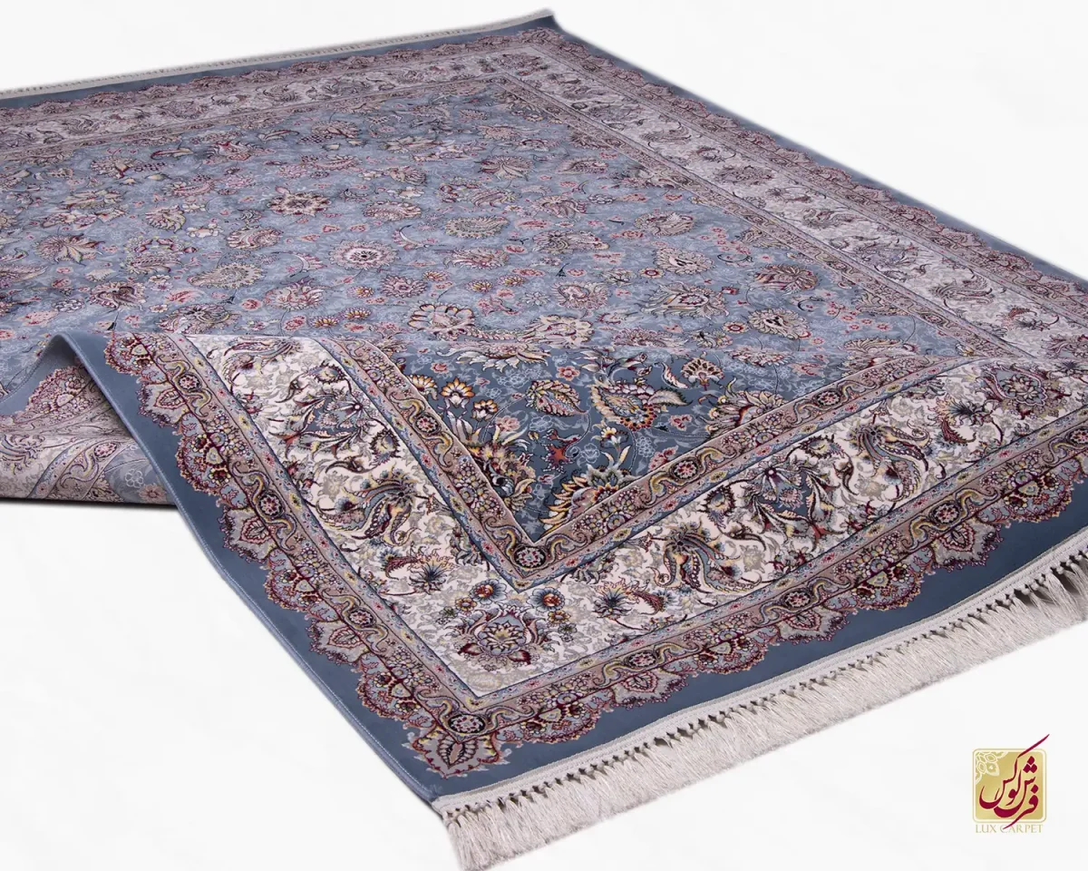 فرش کلاسیک 1211 اطلسی - تصویر 6