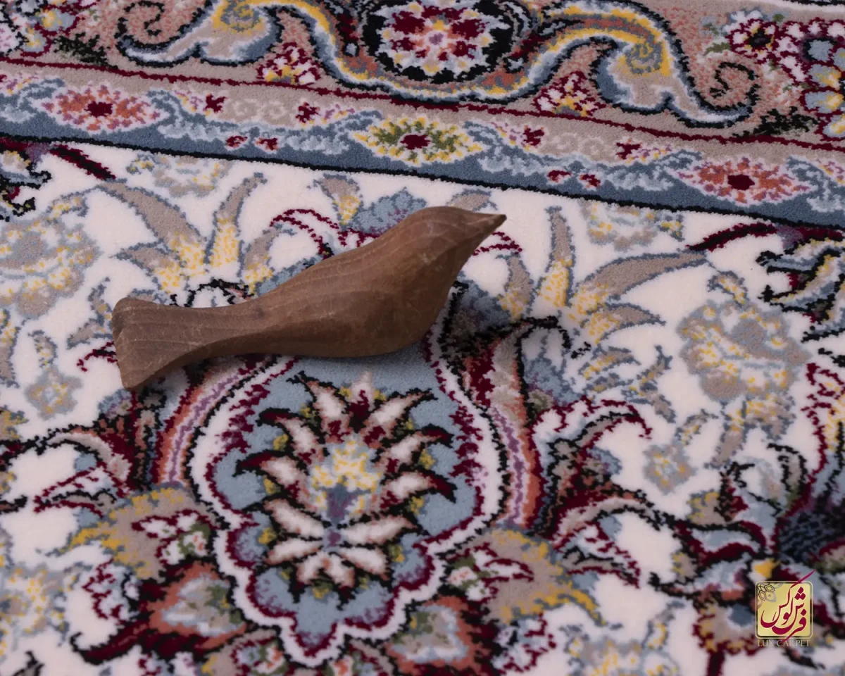 فرش کلاسیک 1211 اطلسی - تصویر 9