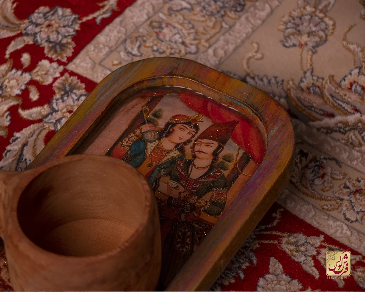 فرش کلاسیک C15113 کرم گلی - تصویر 6