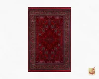 فرش وینتیج درختی LG قرمز سبز - تصویر 2