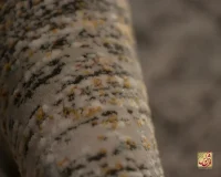فرش گرد وینتیج 536 طوسی طلایی - تصویر 3