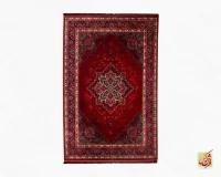 فرش وینتیج هریس LG قرمز سبز - Image 2