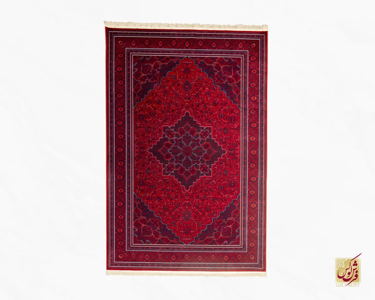 فرش وینتیج هریس LSK لاکی سرمه ای - تصویر 1