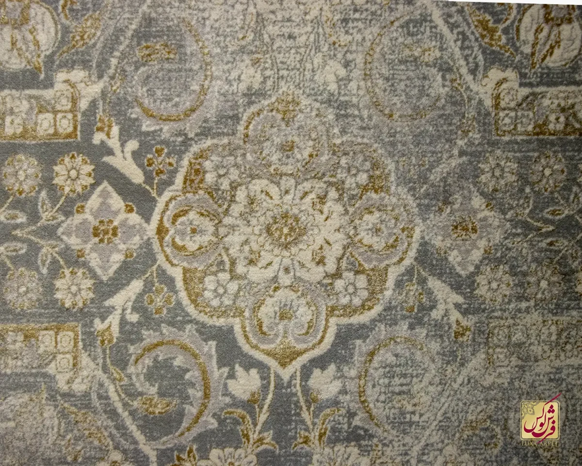 فرش وینتیج HR145 نسکافه‌ای کرم - تصویر 2